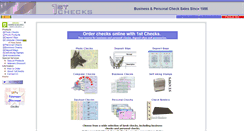 Desktop Screenshot of 1stchecks.com