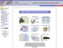 Tablet Screenshot of 1stchecks.com